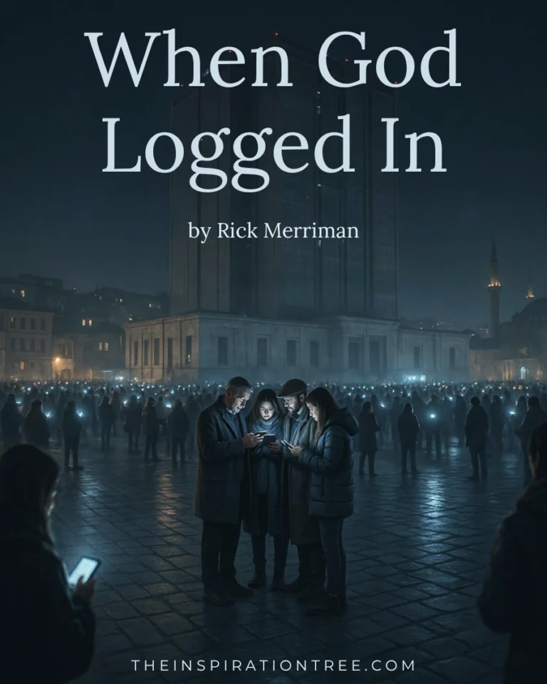 When God Logged In thousands of people streaming the AI God near Star of Bosphorus Data Center