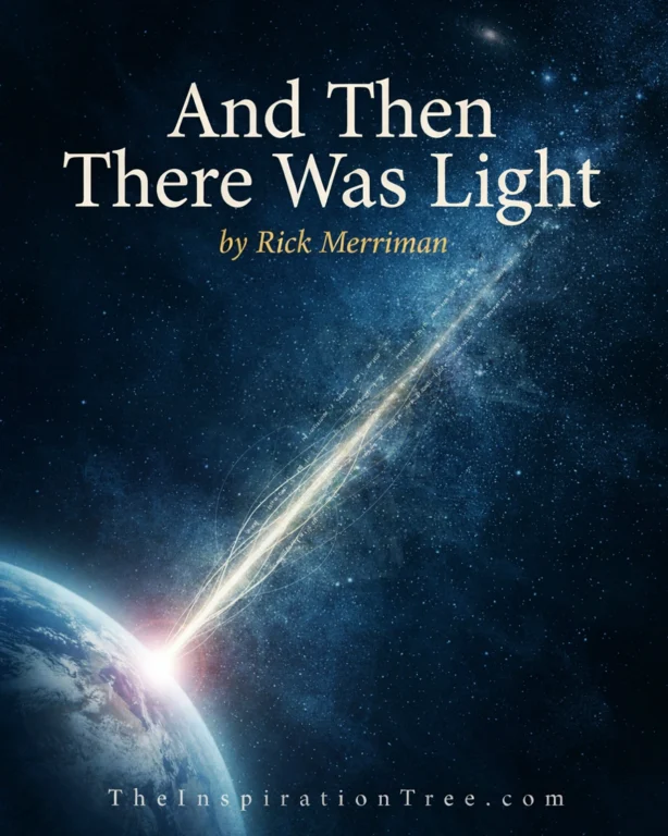 David Harden exists as a brilliant stream of coherent light traveling outward from Earth into interstellar space.